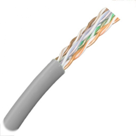 1000 ft - Outdoor Weatherproof UV Cat5e Bulk Cable - Gray